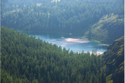 Mountain lake Uch-Kyol, a Nature Photo by Jan Jack Russo Media