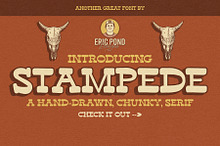 Stampede - Hand-drawn, Chunky Serif