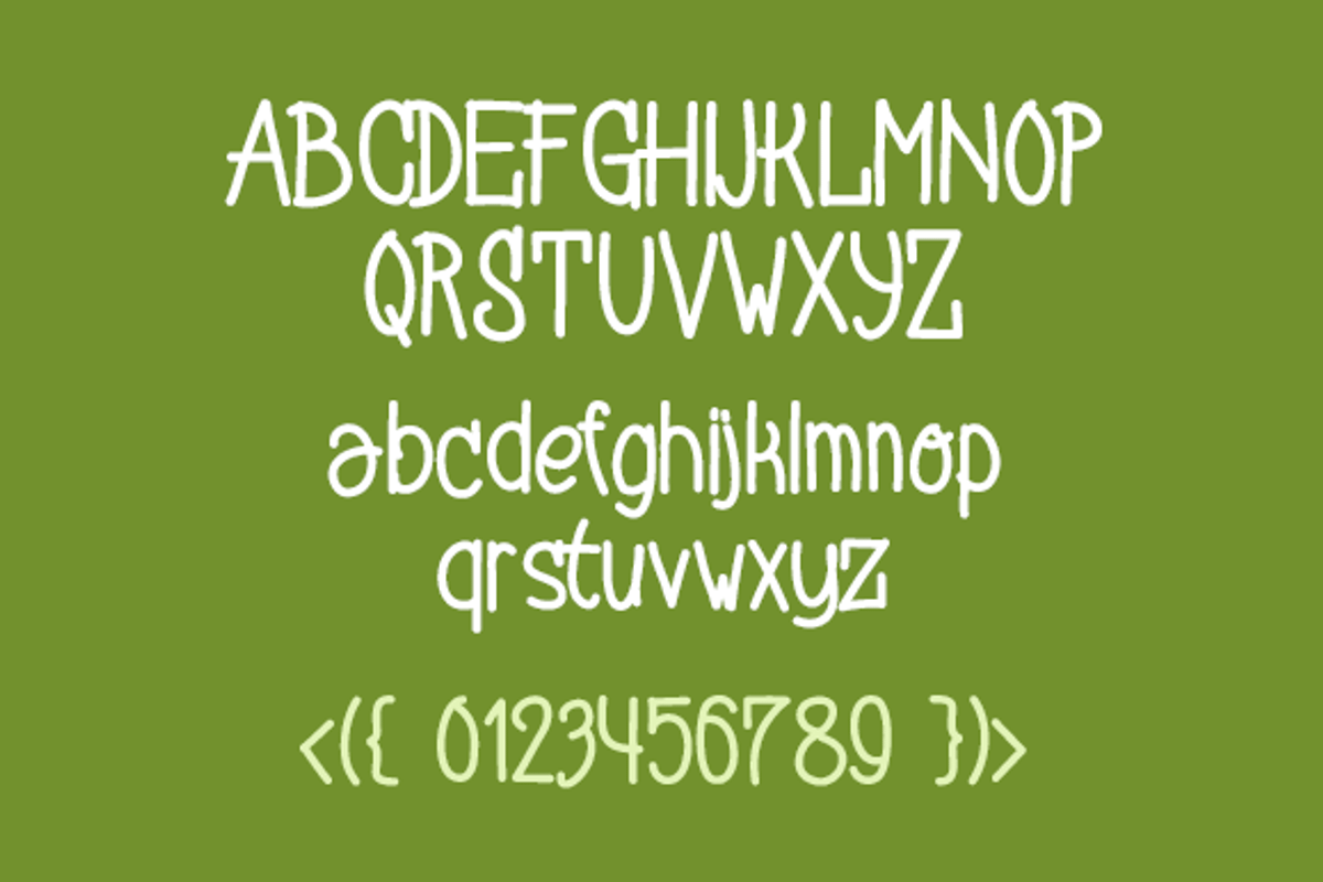 Stylo Standard - hand drawn font preview 2