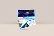 Blue Modern Creative Corporate, a Business Card Template by Vitoria's Collection (Thumbnail 2 of 3)