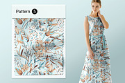 Floral Pattern, a Background Graphic by Yulia Ogneva (Thumbnail 7 of 9)