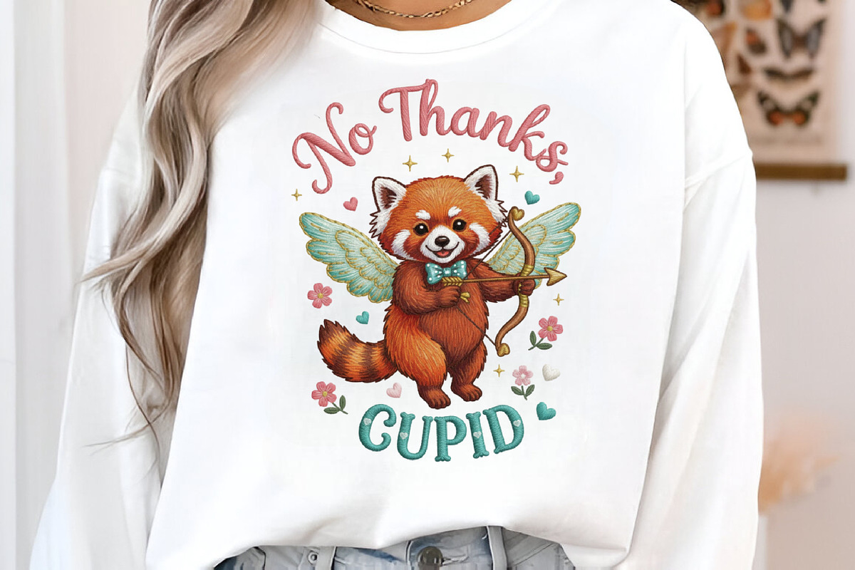Not Today Cupid Funny, Valentine's, an Illustration by Designking (Photo 3 of 6)
