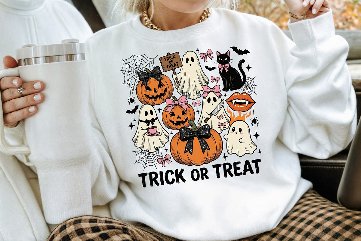 Spooky Cute Halloween Ghost Art, a Seasonal Illustration by Creative Art (Photo 3 of 3)