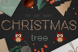 ChristmasTree Modern Sans Serif Font