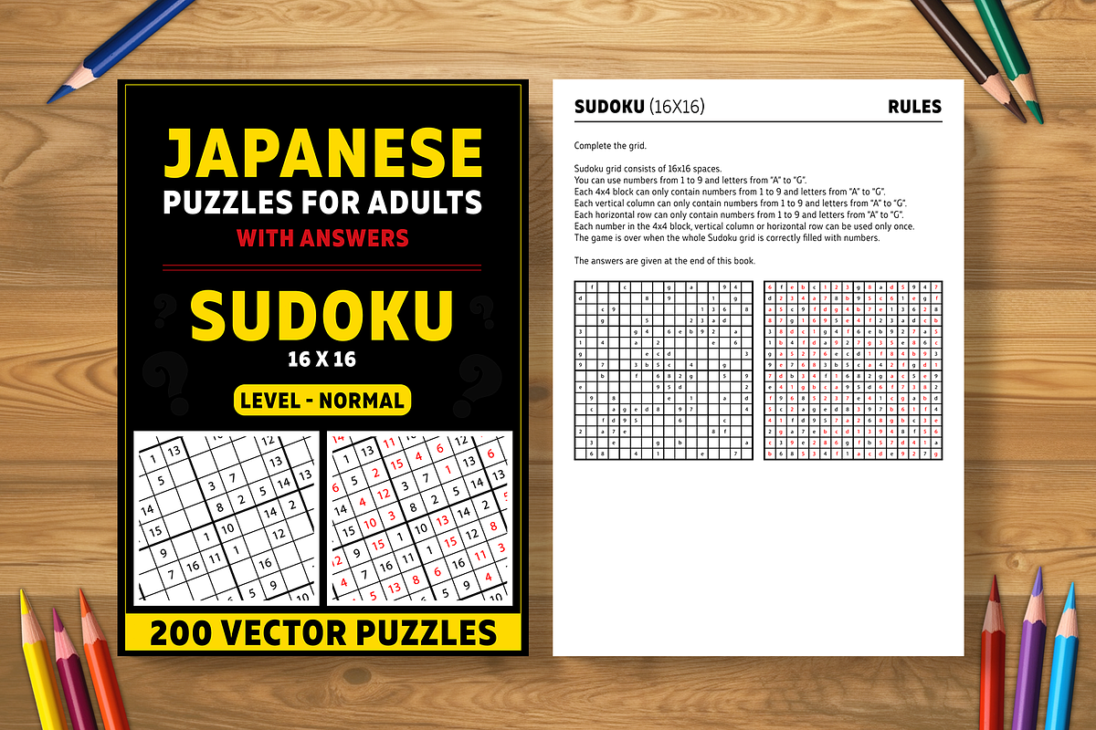Sudoku 16x16 - 1 book (2025), an Illustration by Cruiz Studio (Photo 1 of 2)