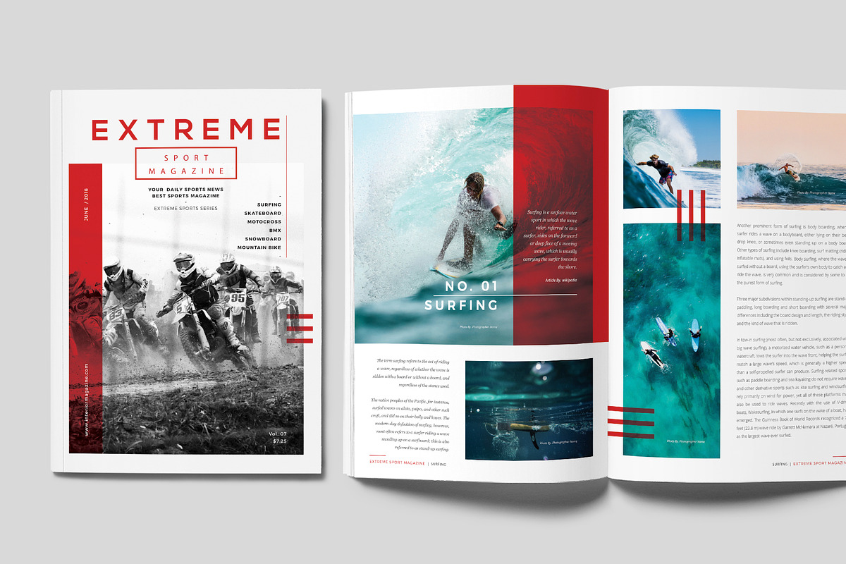 Sports Magazine, a Magazine Template by rubirubiko (Photo 1 of 9)