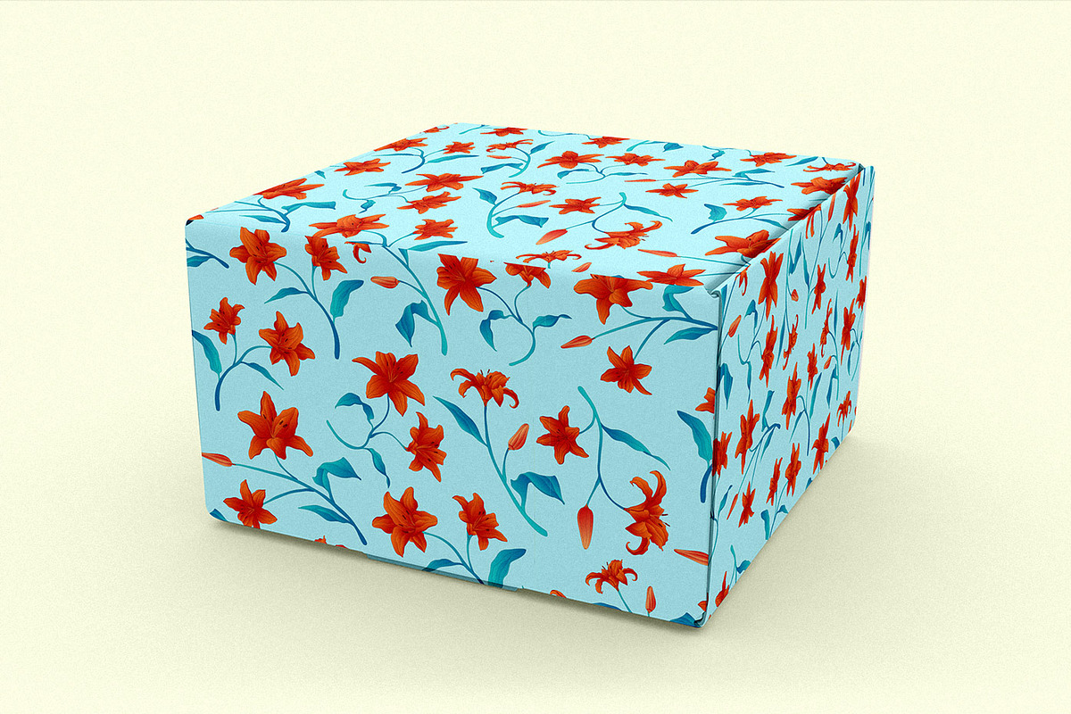 Lilies patterns, a Pattern Graphic by Hellgram (Photo 5 of 6)