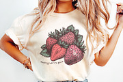 Feeling Berry Good PNG, Strawberry, an Illustration by SharpMarketplace (Thumbnail 2 of 9)