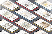 3D iPhone Presentation Mock-Up 24, an iPhone Mockup by Graphicsworld125 (Thumbnail 5 of 9)