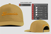 Snapback caps mockup, a Hat Mockup by Barmecide Mockup Studio (Thumbnail 3 of 3)