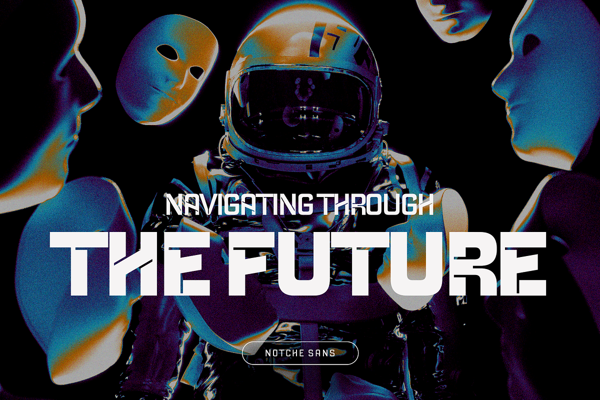 CF Notche - Futuristic Sans, a Sans Serif Font by Indotype Foundry (Photo 5 of 11)