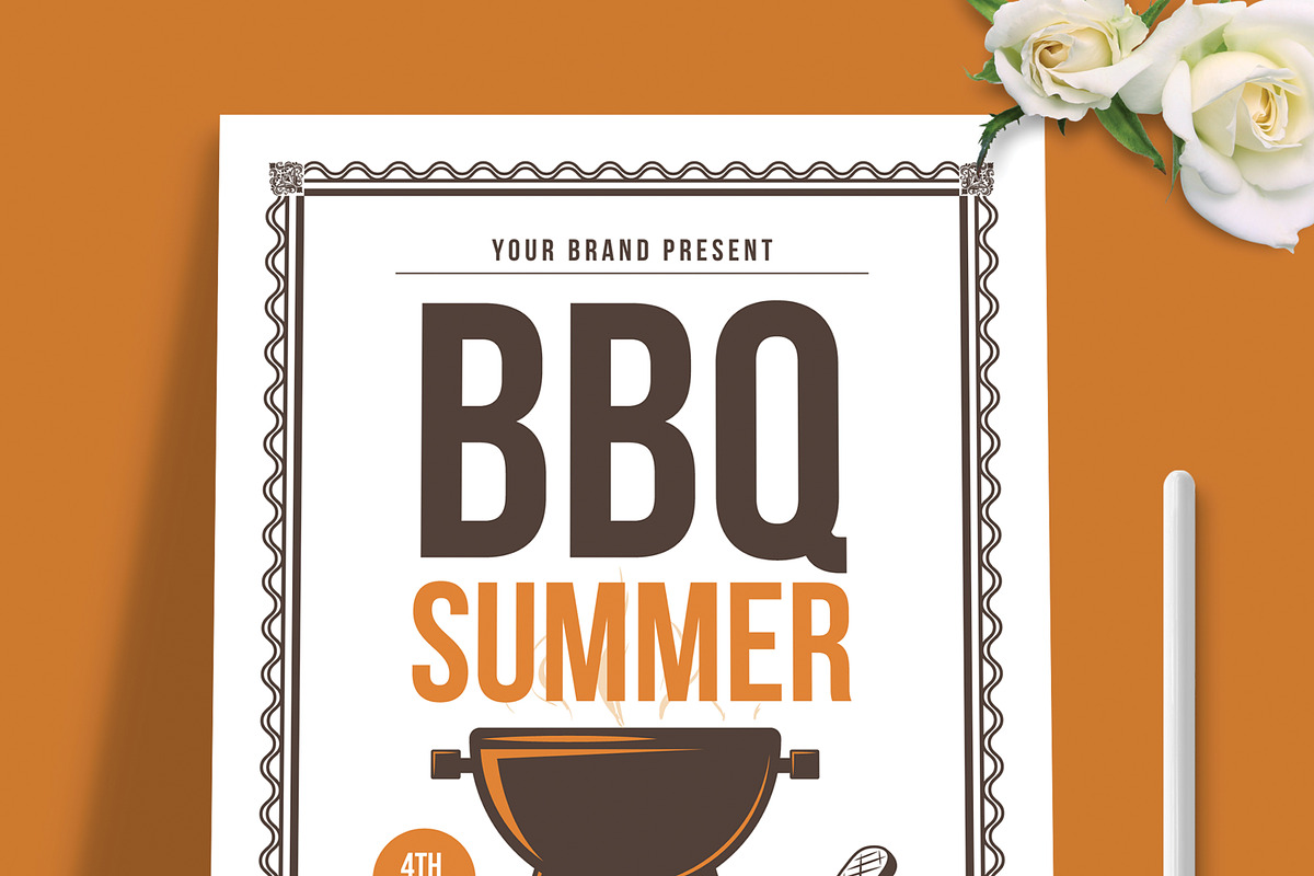 BBQ Summer, a Flyer Template by MightyDesign (Photo 2 of 4)
