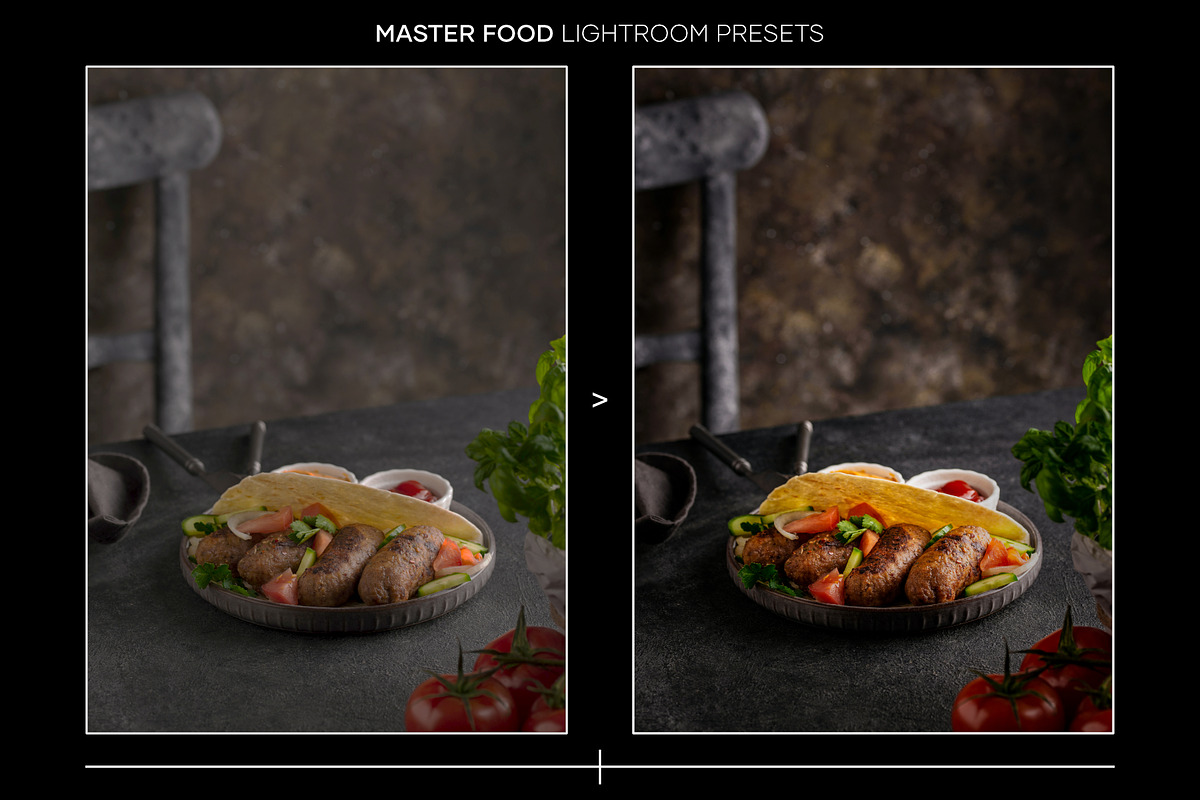 Master Food 60 Lightroom Presets, a Preset Add-On by Supply Boutique Co. (Photo 6 of 12)