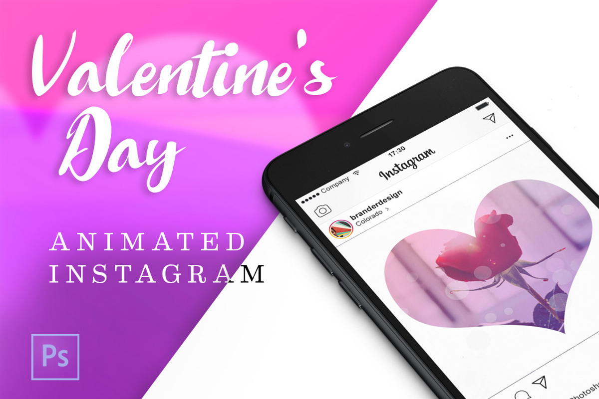 Animated Valentine's Day Insta Pack, a Social Media Template by BranderDesigns (Photo 1 of 16)