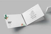 Landscape Spiral Sketch Book Mockups, a Product Mockup by megostudi0 (Thumbnail 2 of 7)