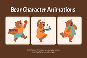 30 Animated Bear Illustrations, an Animal Illustration by Brickclay (Thumbnail 1 of 4)