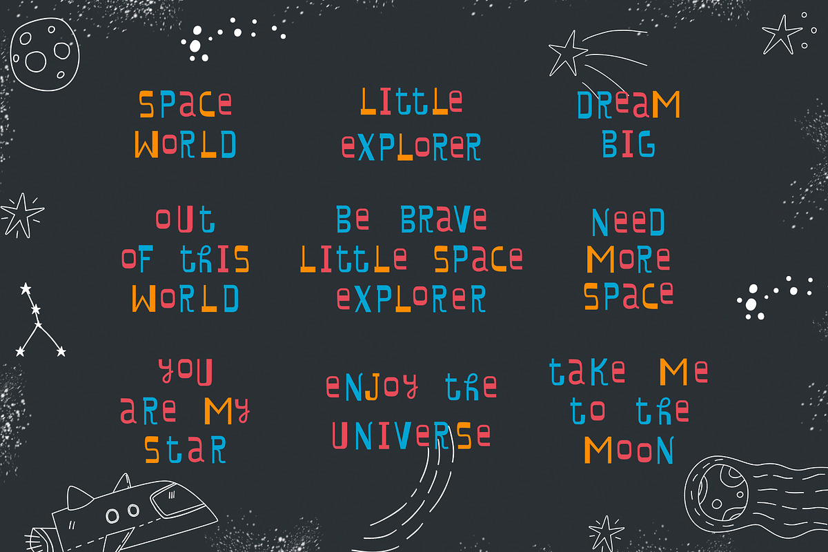 Space world. Graphic collection, an Illustration by Mariart_i (Photo 10 of 13)