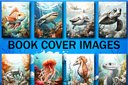 Sea  Animals Coloring Book for Kids, an Animal Illustration by Design Home (Thumbnail 2 of 7)