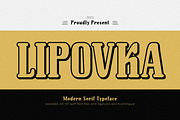 Lipovka Elegant Sans Serif, a Sans Serif Font by infernostudio3 (Thumbnail 1 of 10)