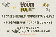Youthful - Kids Display Font Simple, a Sans Serif Font by Gassstype (Thumbnail 7 of 8)