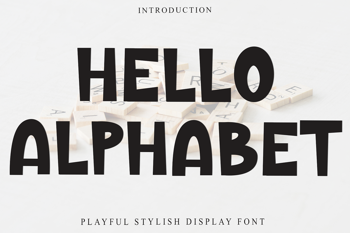 Hello Alphabet, a Serif Font by InermediaSTUDIO (Photo 1 of 8)