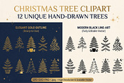 Christmas Backgrounds & Clipar, a Background Graphic by IrenKlm (Thumbnail 2 of 11)