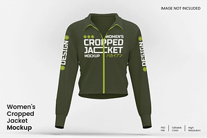Cropped Jacket Mockup, an Advertising Mockup by renderstockmarket