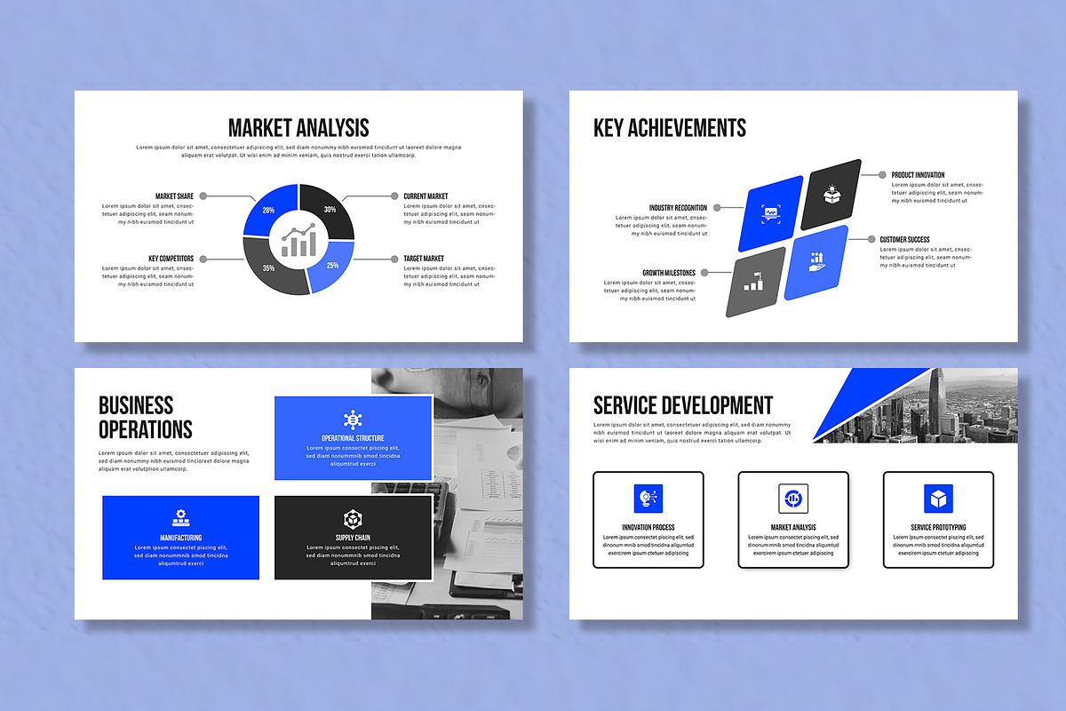 Annual Report Presentation Template, a Presentation Template by Mighty-Slide (Photo 4 of 6)