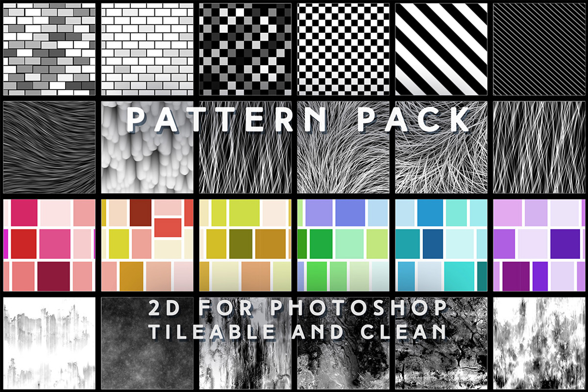 Pattern Texture Pack (Tileable), a Pattern Graphic by Fiat Lux (Photo 1 of 12)