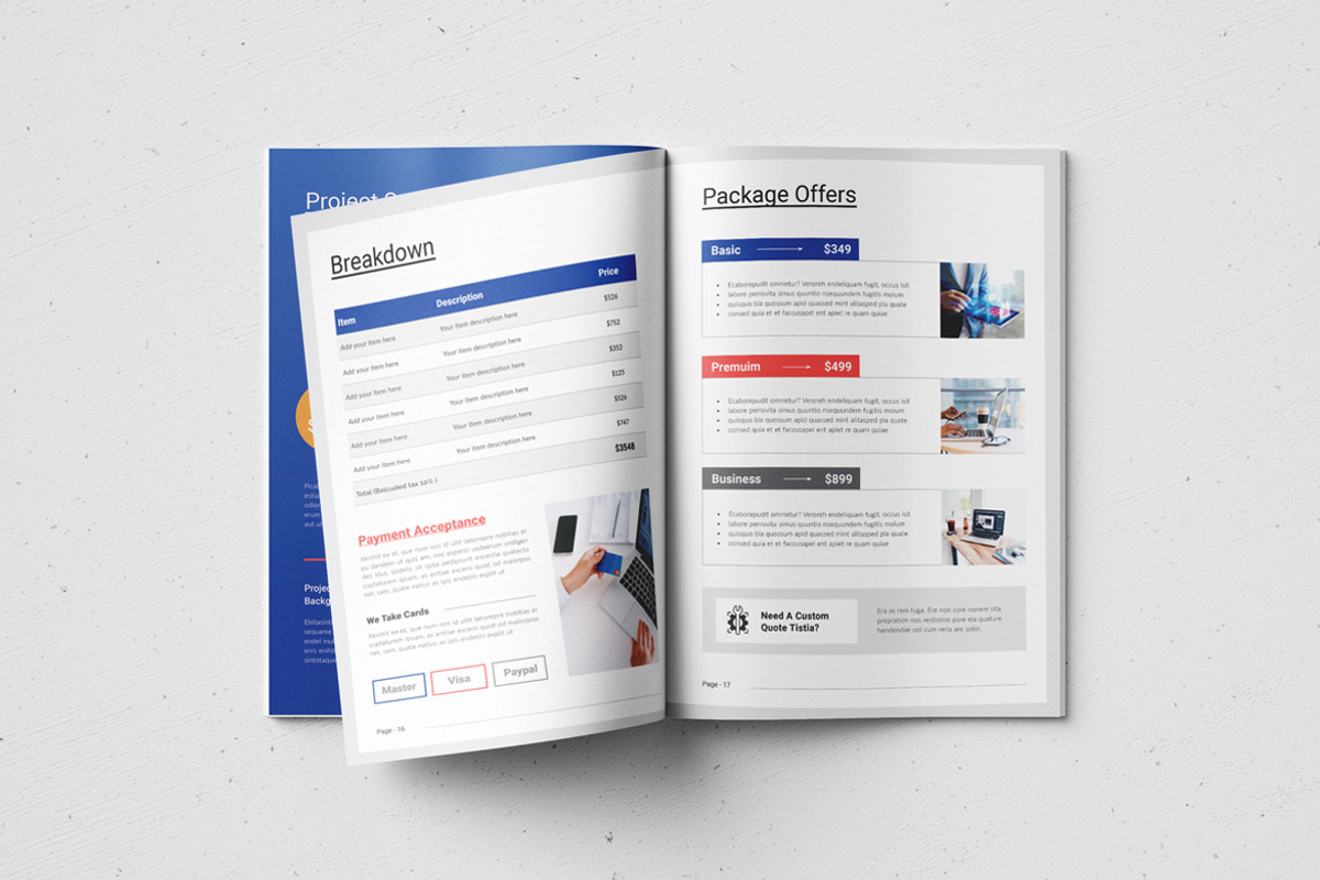 Project Proposal | Business Brochure, a Brochure Template by Creativity-Design (Photo 9 of 12)