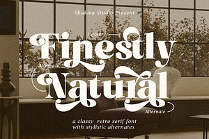 Finestly Natural - Retro Serif