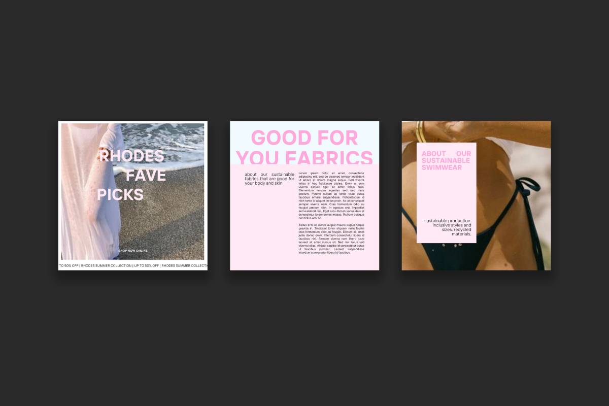 Rhodes | Social Media Posts Template, a Social Media Template by Luna Soul Design (Photo 5 of 10)