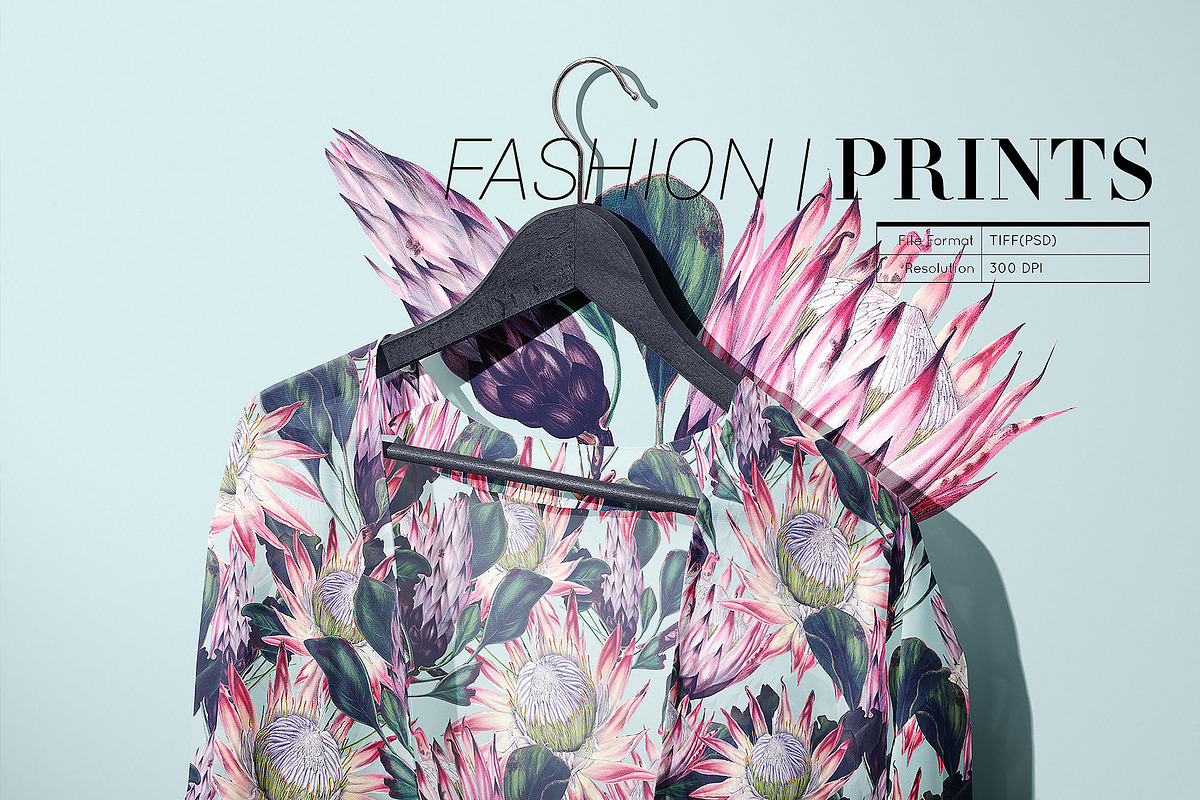 Exotic Protea Prints & Motifs, a Pattern Graphic by Pink Linen (Photo 8 of 10)