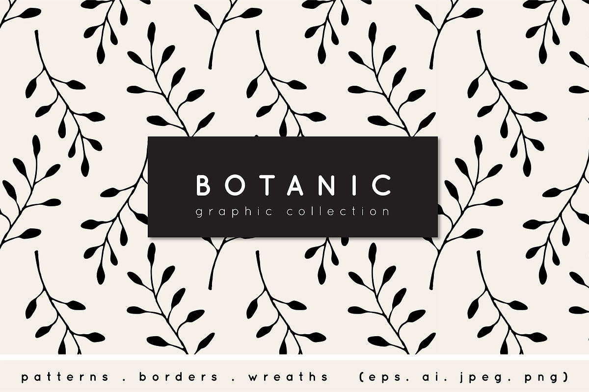 Botanic Graphic Collection, a Texture Illustration by Curly_Pat (Photo 1 of 8)