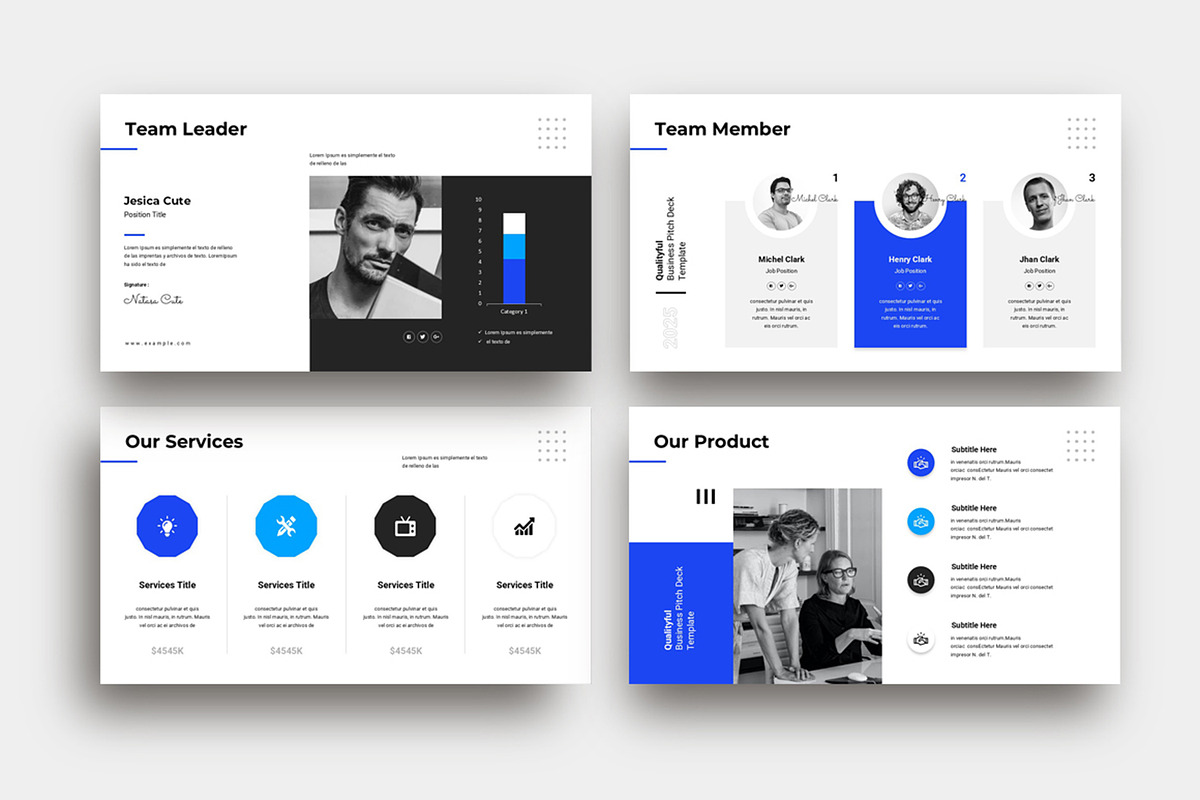Business Pitch Deck Presentation, a Presentation Template by Dream-Lab (Photo 4 of 7)