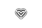 Luxury Abstract Love Logo, a Branding & Logo Template by Luxury Logos (Thumbnail 3 of 4)