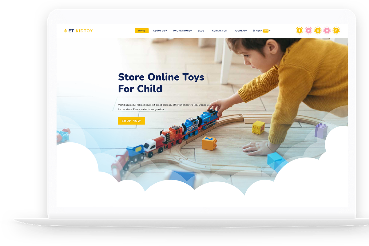 ET KidToy - Toy Store Template, a Websites & App Template by LTheme