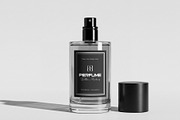 Amber Perfume Spray Bottle Mockup, a Packaging Mockup by graphypix (Thumbnail 3 of 4)