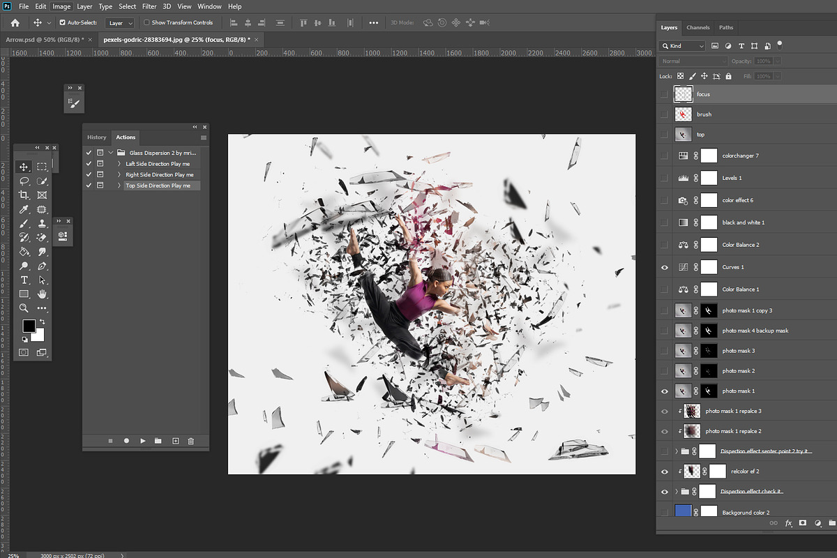 Glass Dispersion Photoshop Action, an Action Add-On by MRI STUDIO (Photo 7 of 13)