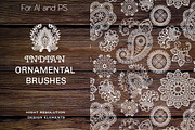 Ethnic Indian Ornamental Brushes, a Brush Add-On by Della_Liner (Thumbnail 1 of 2)