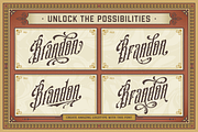 S&S Amberosa, a Font by Spencer & Sons Co. (Thumbnail 8 of 9)