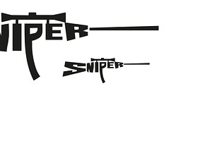 Sniper Vector Logo Design, a Templates & Theme by Design4u_786