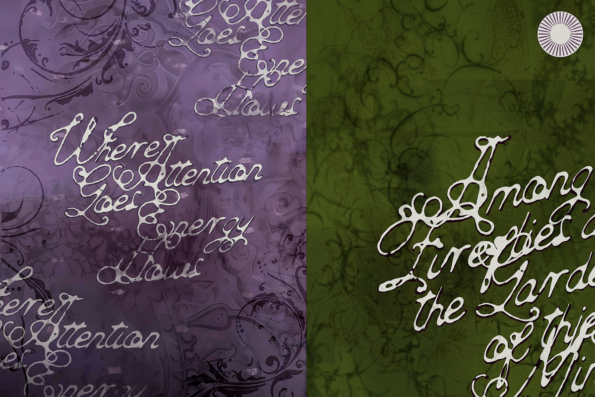 Wild Flower - Gothic Script, a Script Font by Setara Langit CreativeStd (Photo 5 of 15)
