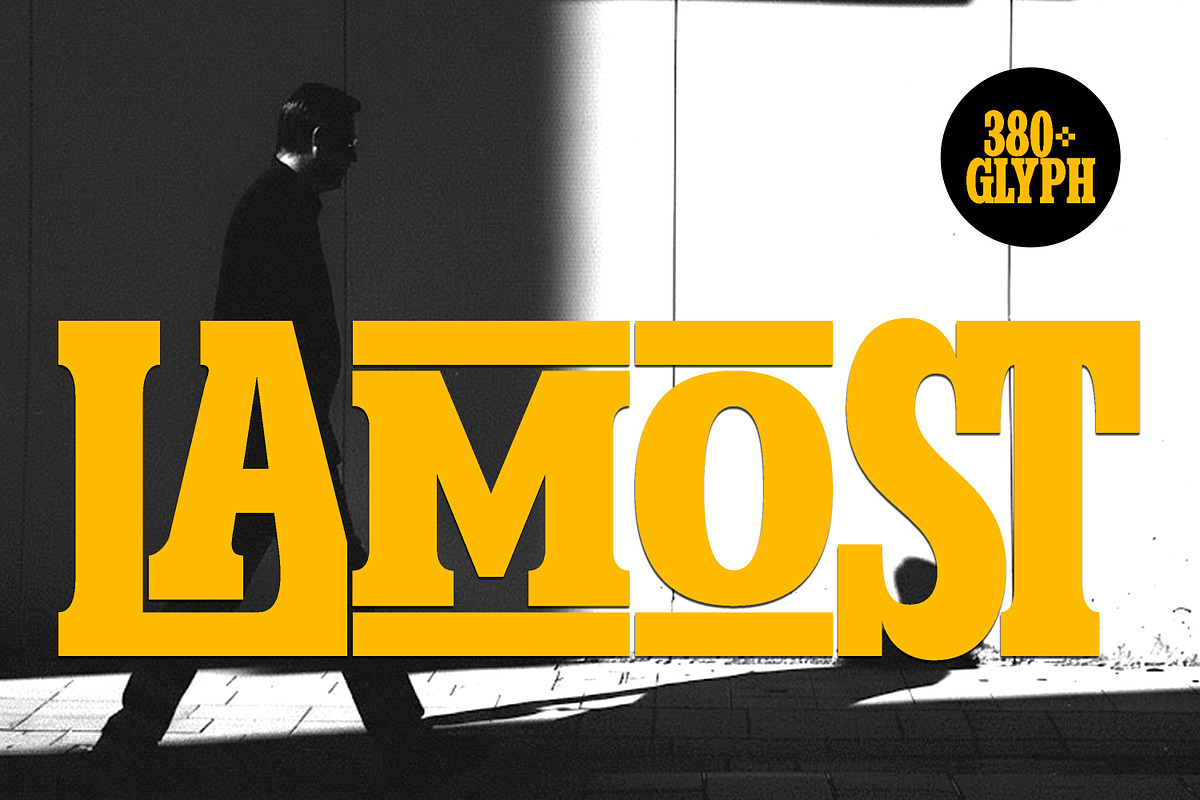 Lamost -Serif Font, a Slab Serif Font by Muflieart (Photo 1 of 6)