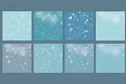 Snow backgrounds, a Pattern Graphic by Paper Farms (Thumbnail 2 of 3)