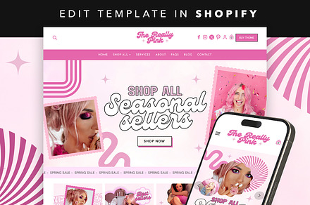 Bright Pink Shopify Theme Store