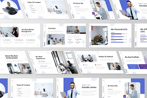 Creative Resume PowerPoint Template