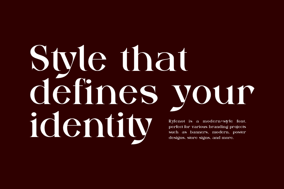 Ryfenot - Luxury Perfume Font, a Serif Font by Iqsiart Studio (Photo 6 of 14)