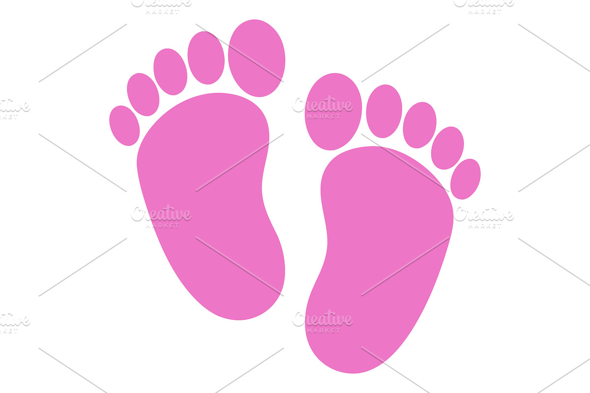 Baby feet, an Illustration by Mark1987