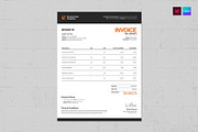 Invoice Template, a Stationery Template by BrandPacks (Thumbnail 1 of 4)